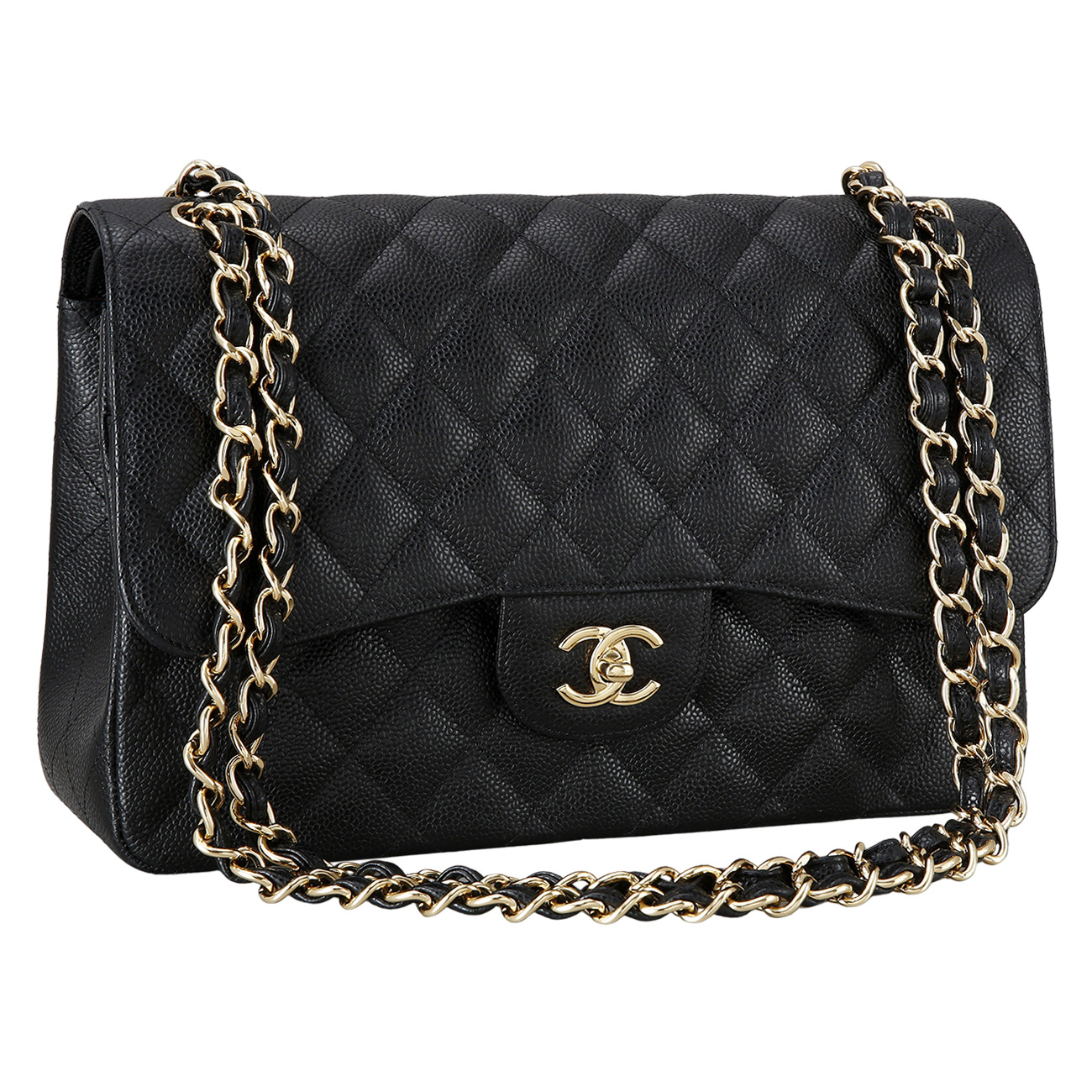 CHANEL(USED)샤넬 캐비어 클래식 라지 플랩백