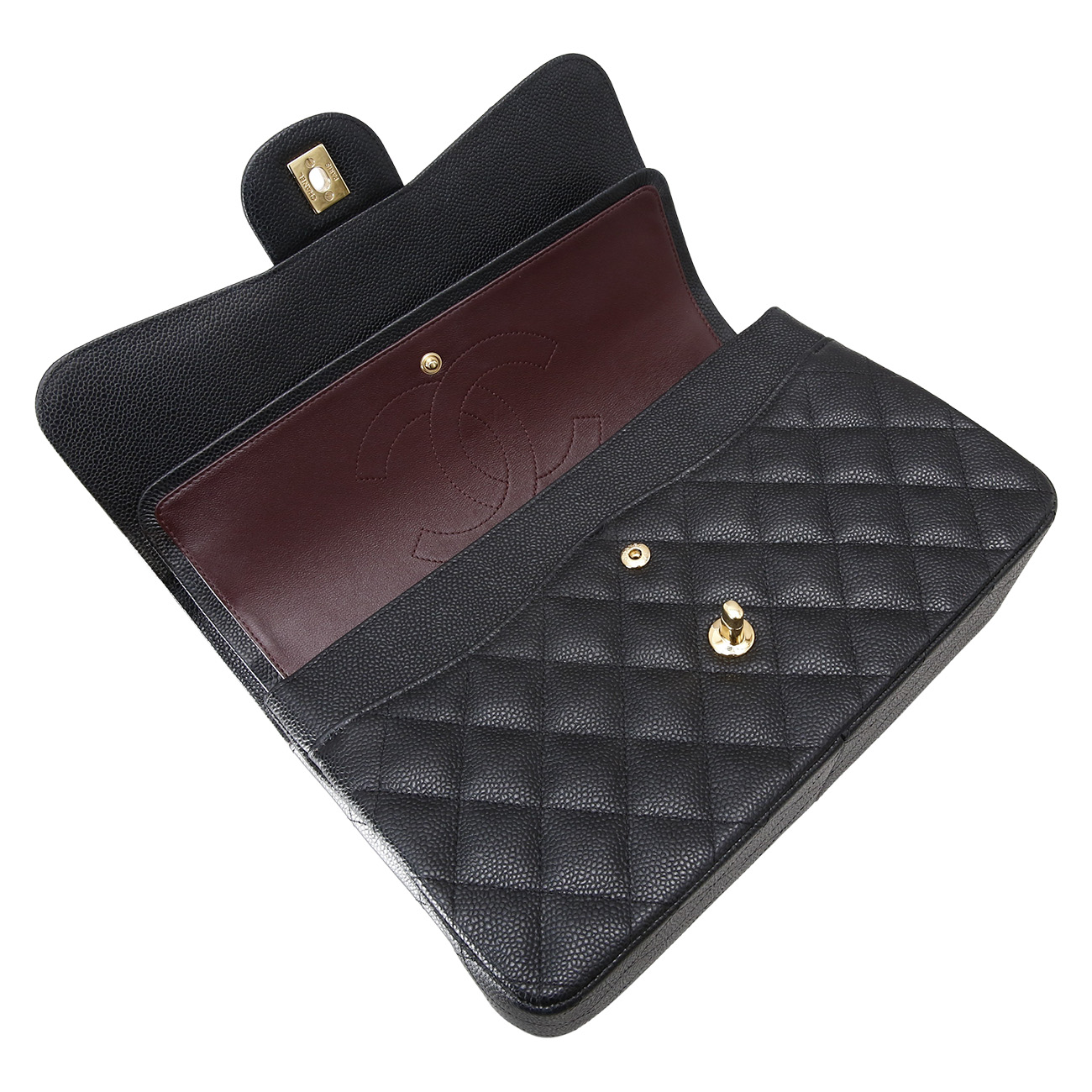 CHANEL(USED)샤넬 캐비어 클래식 라지 플랩백