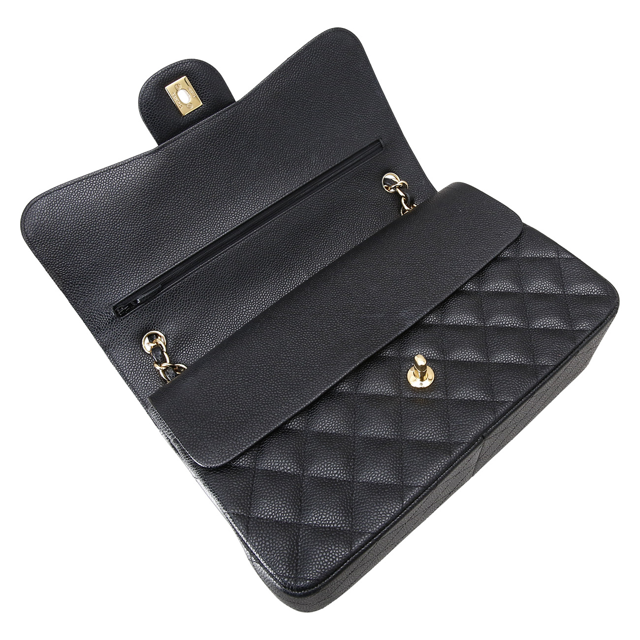 CHANEL(USED)샤넬 캐비어 클래식 라지 플랩백