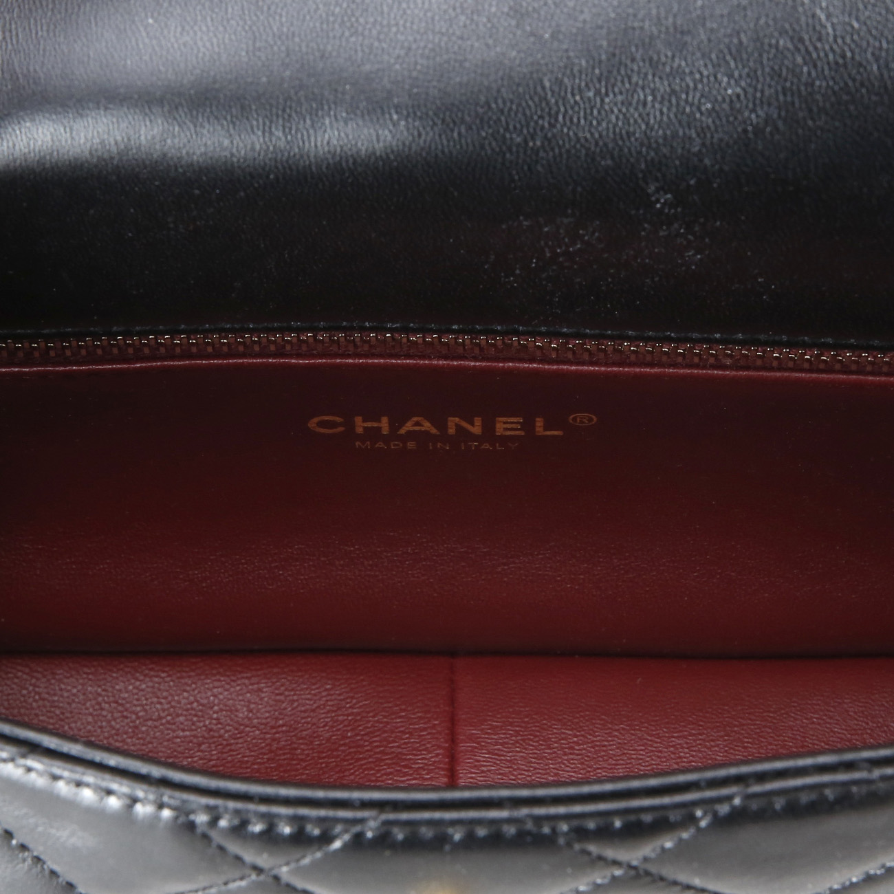CHANEL(USED)샤넬 시즌 램스킨 체인 크로스백