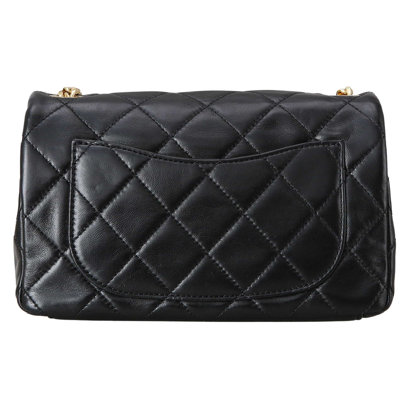 CHANEL(USED)샤넬 시즌 램스킨 체인 크로스백
