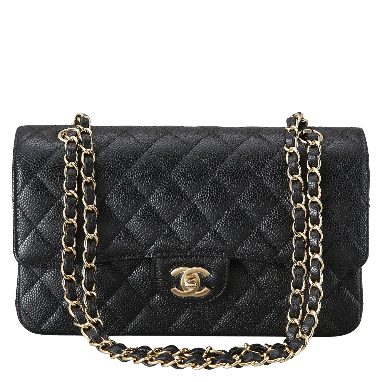 CHANEL(USED)샤넬 클래식 캐비어 미듐