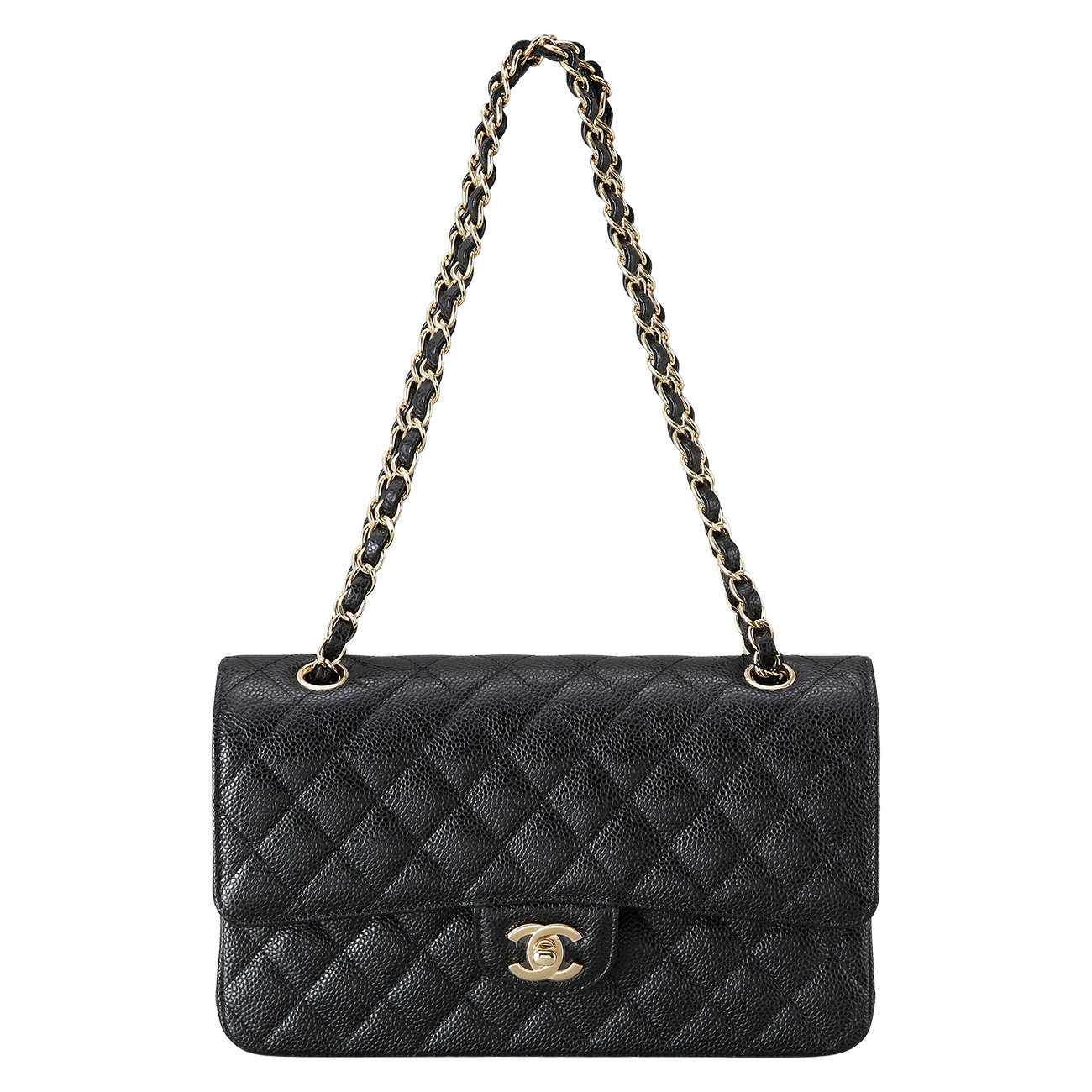 CHANEL(USED)샤넬 클래식 캐비어 미듐
