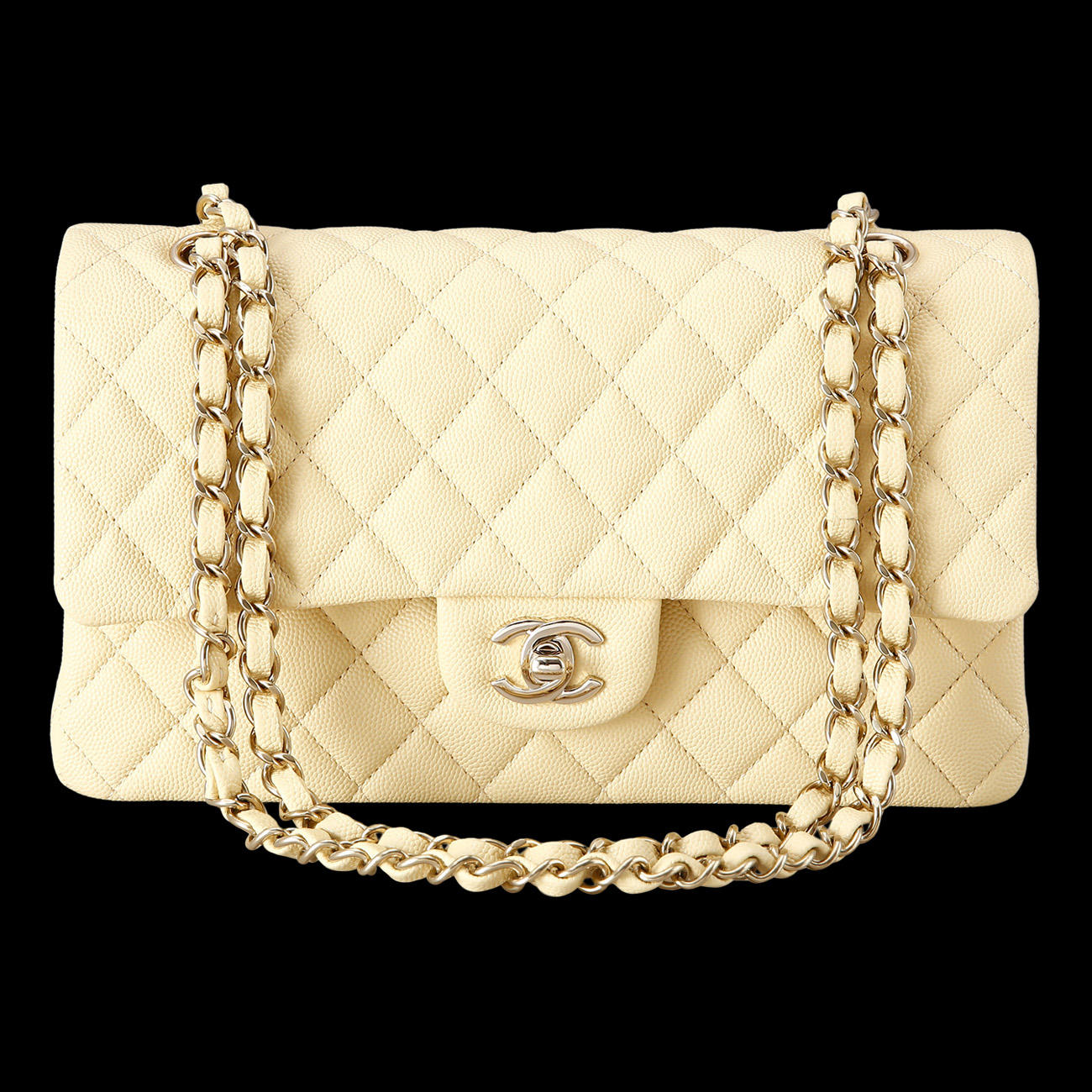 CHANEL(USED)샤넬 캐비어 클래식 미듐 플랩백