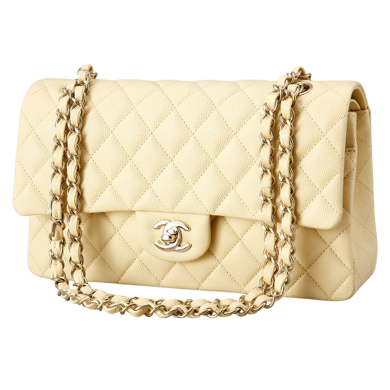 CHANEL(USED)샤넬 캐비어 클래식 미듐 플랩백