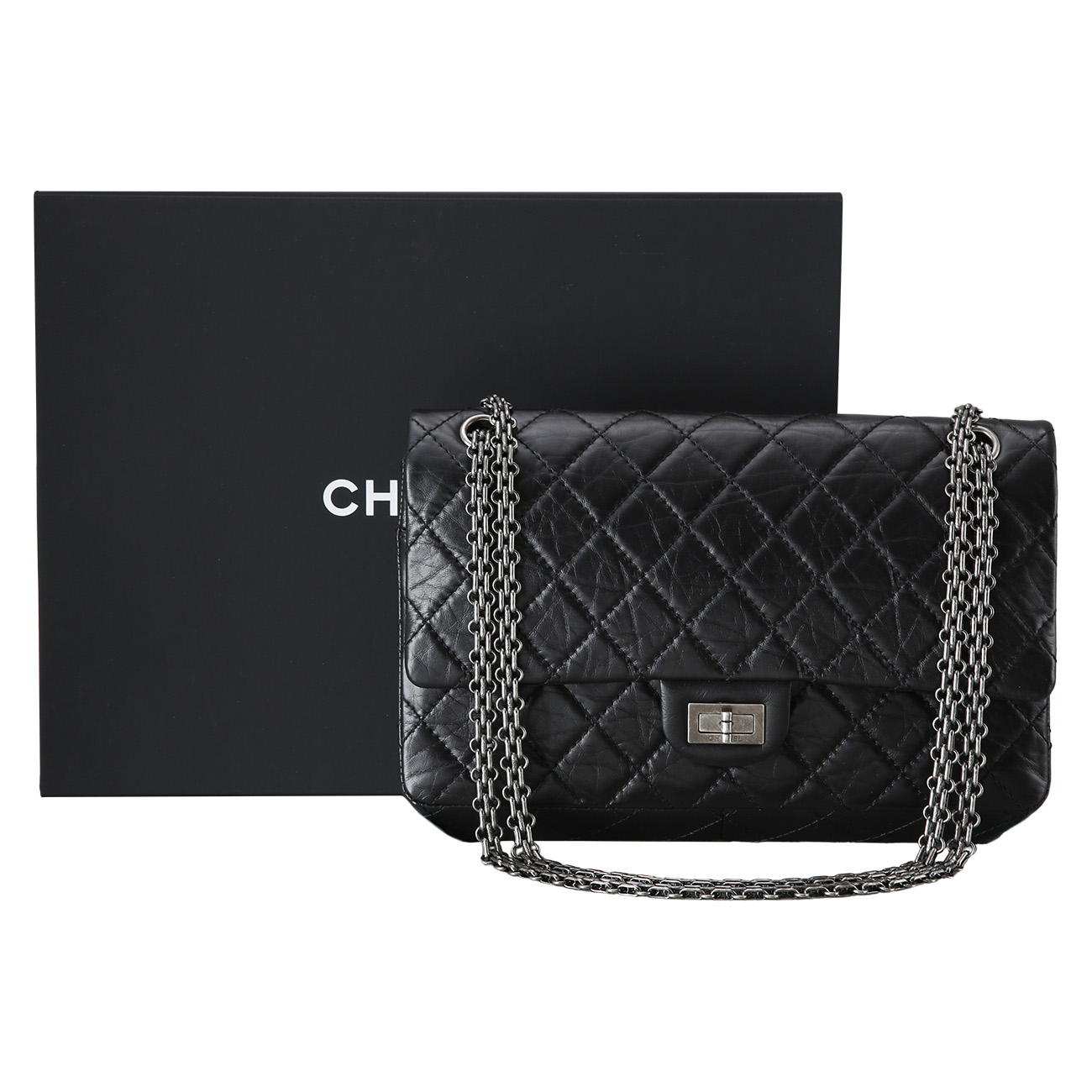 CHANEL(USED)샤넬 2.55 빈티지 라지 플랩백28