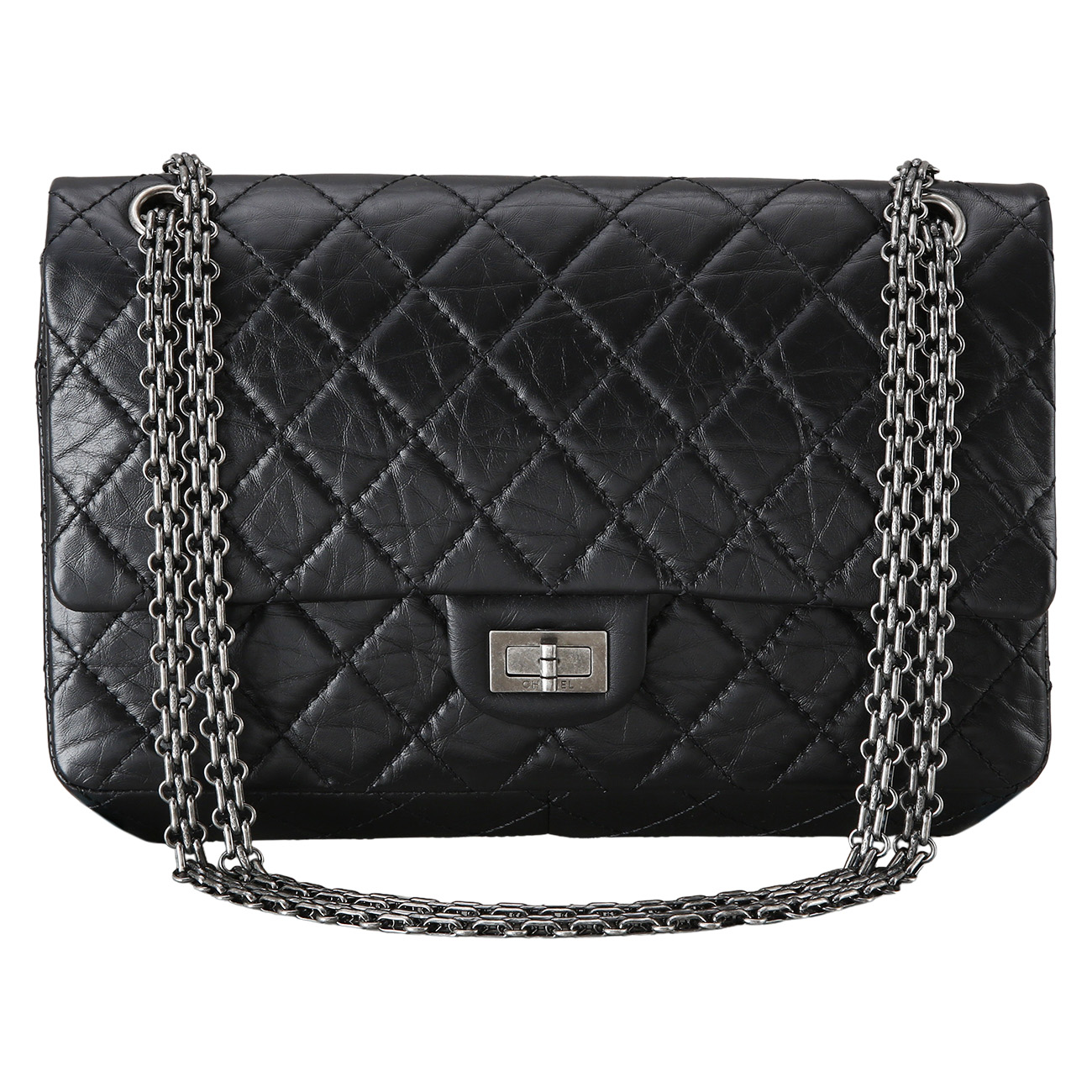 CHANEL(USED)샤넬 2.55 빈티지 라지 플랩백28