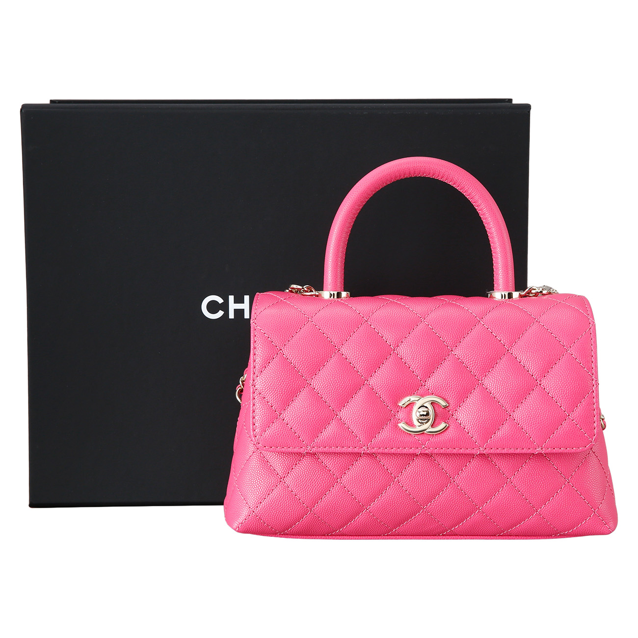 CHANEL(USED)샤넬 캐비어 코코핸들 스몰