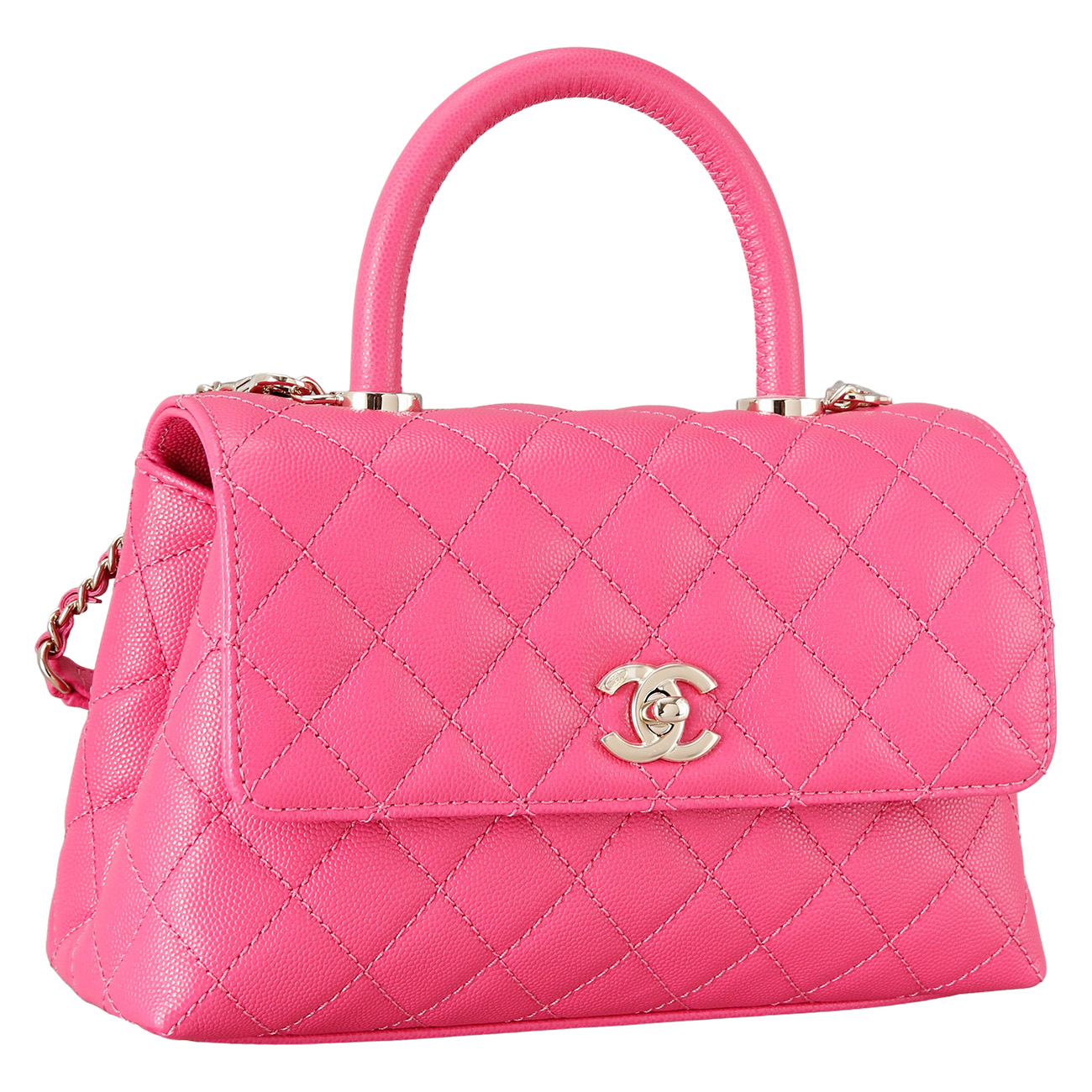 CHANEL(USED)샤넬 캐비어 코코핸들 스몰