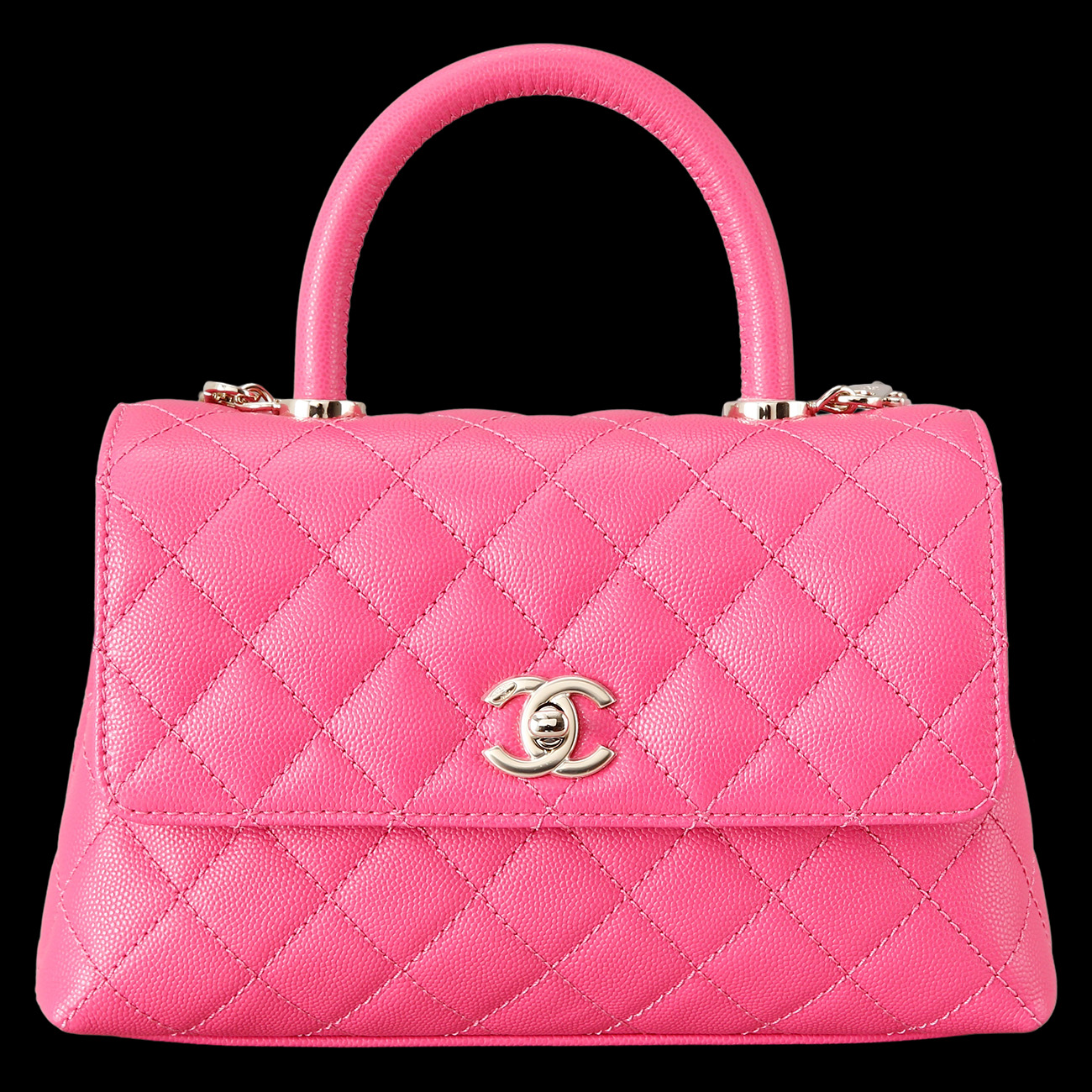 CHANEL(USED)샤넬 캐비어 코코핸들 스몰