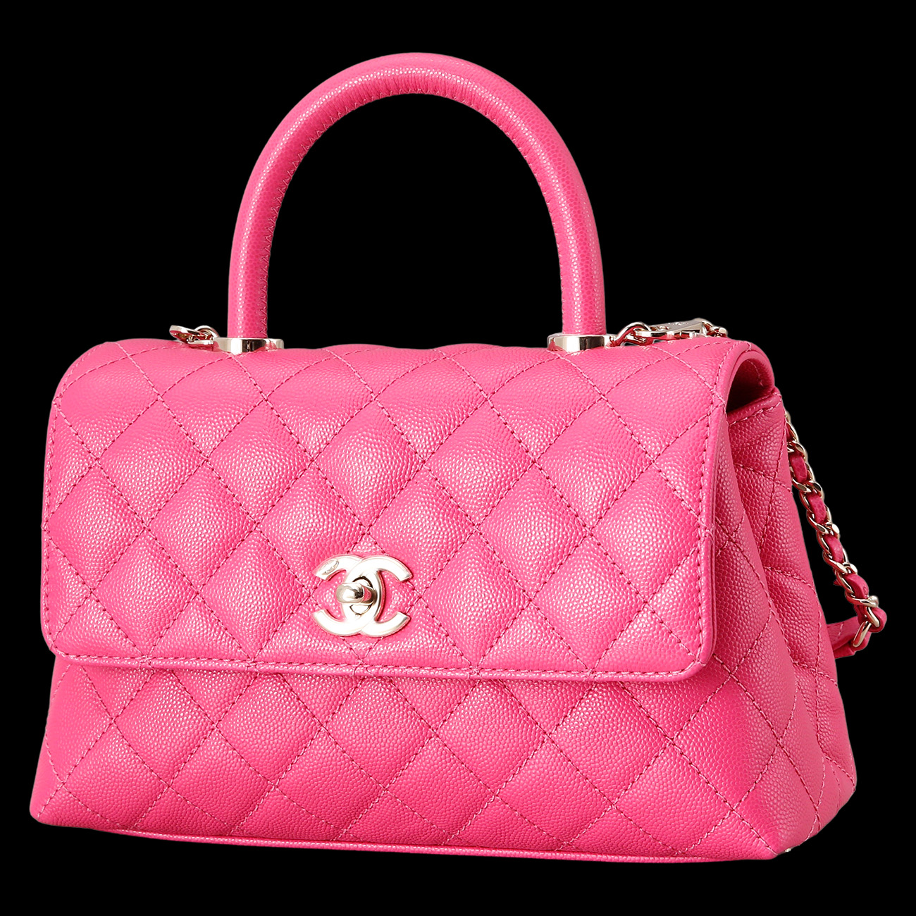 CHANEL(USED)샤넬 캐비어 코코핸들 스몰