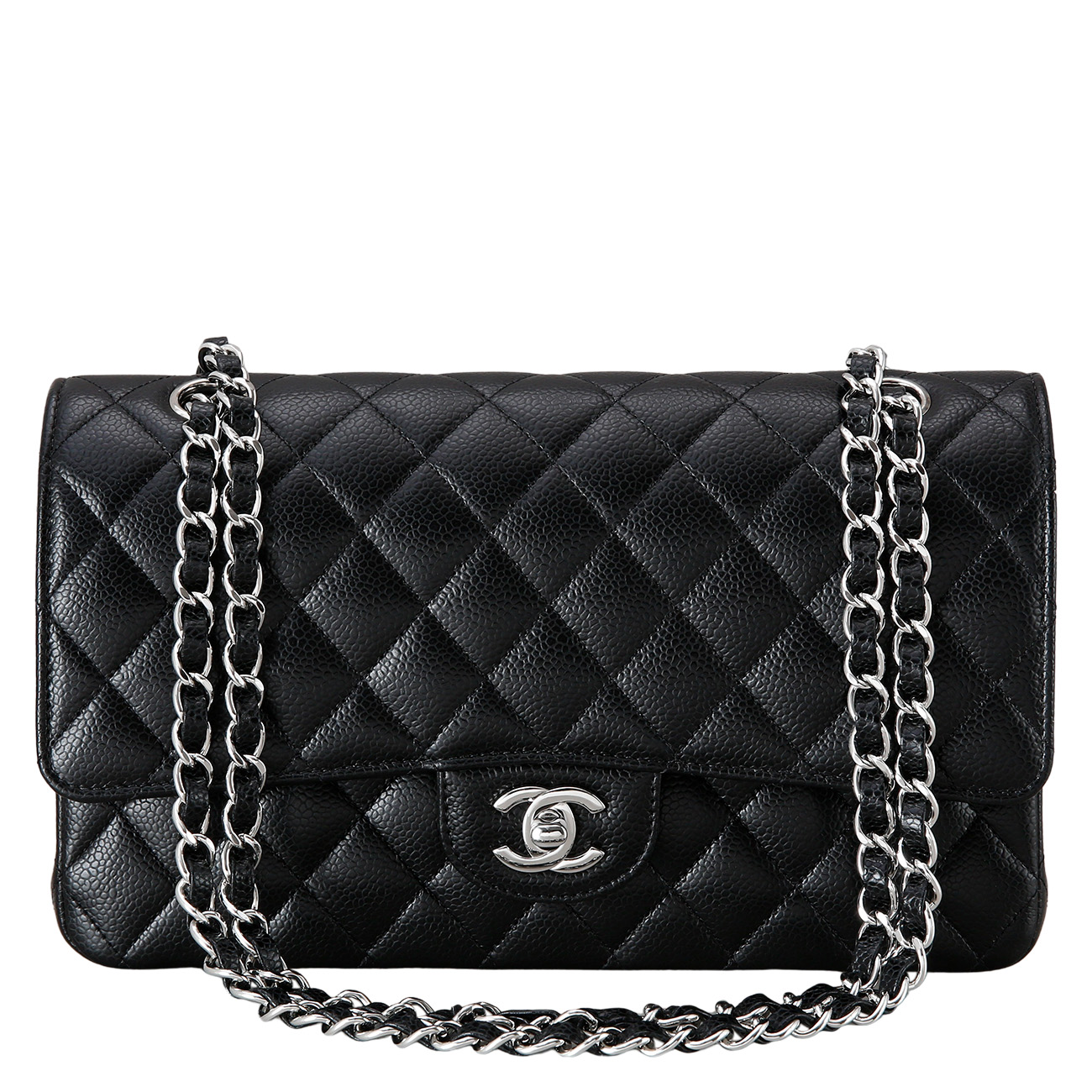 CHANEL(USED)샤넬 캐비어 클래식 미듐 플랩백