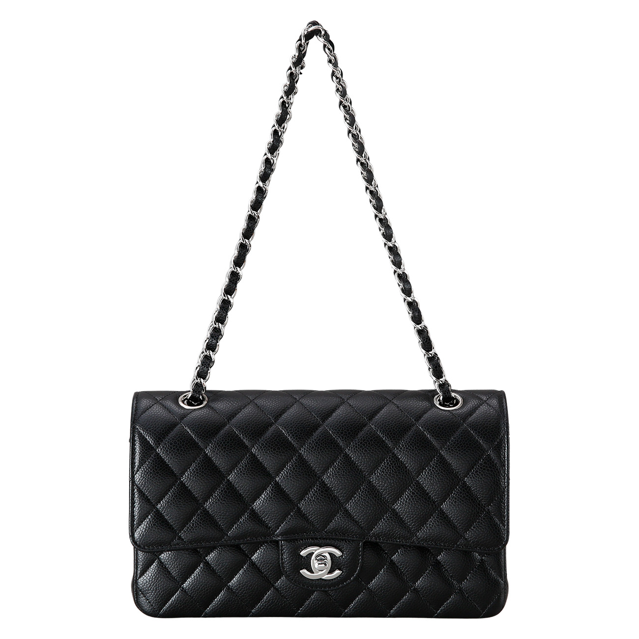 CHANEL(USED)샤넬 캐비어 클래식 미듐 플랩백