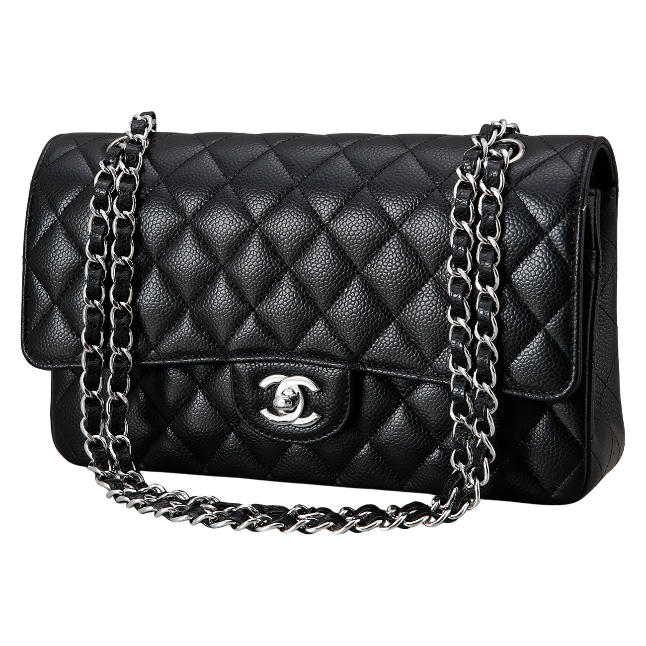 CHANEL(USED)샤넬 캐비어 클래식 미듐 플랩백