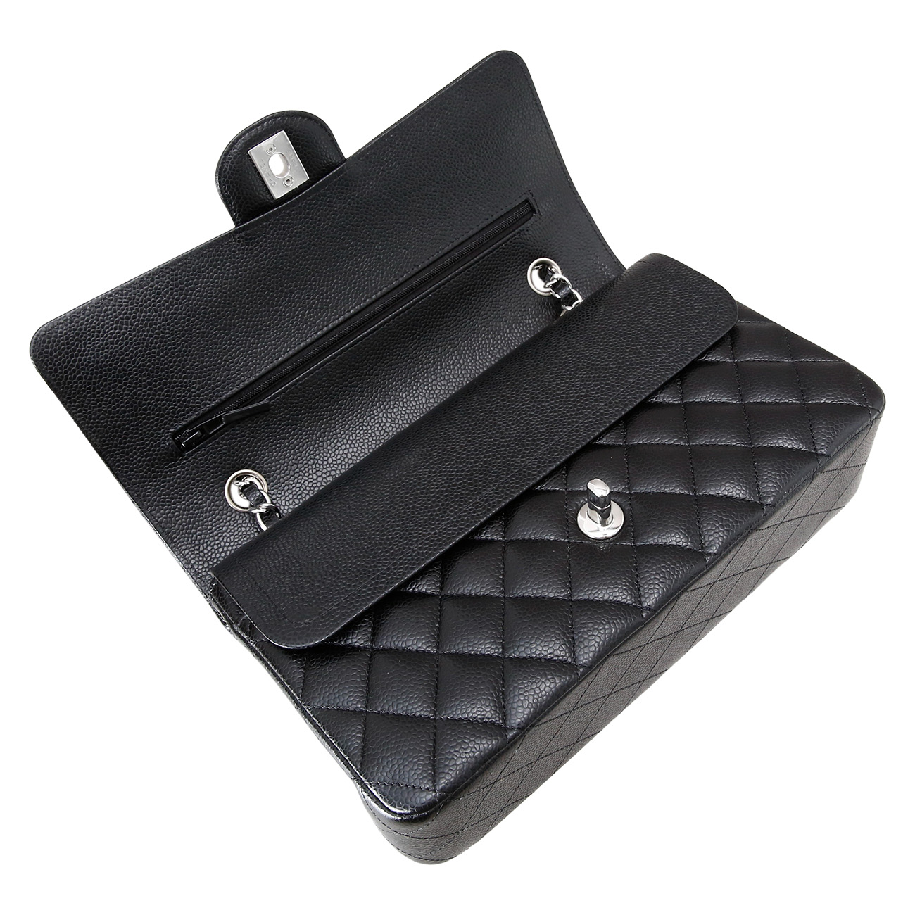 CHANEL(USED)샤넬 캐비어 클래식 미듐 플랩백
