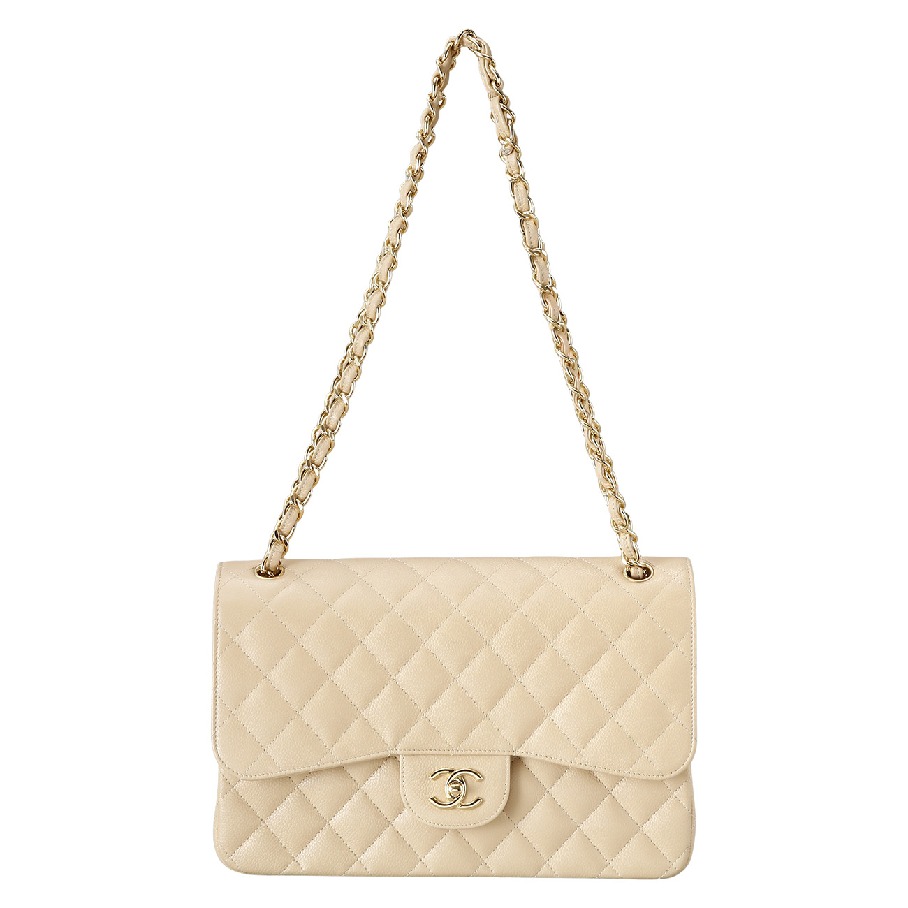 CHANEL(USED)샤넬 캐비어 클래식 라지 플랩백