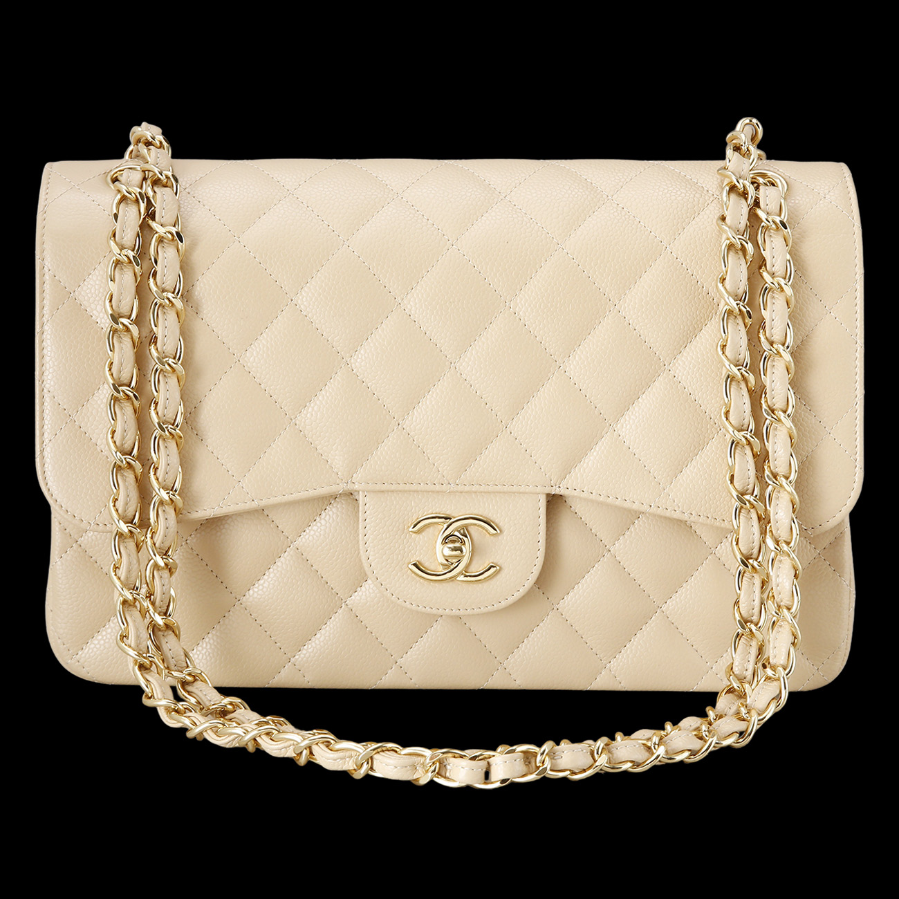 CHANEL(USED)샤넬 캐비어 클래식 라지 플랩백