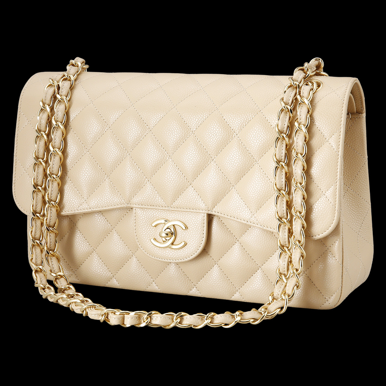 CHANEL(USED)샤넬 캐비어 클래식 라지 플랩백