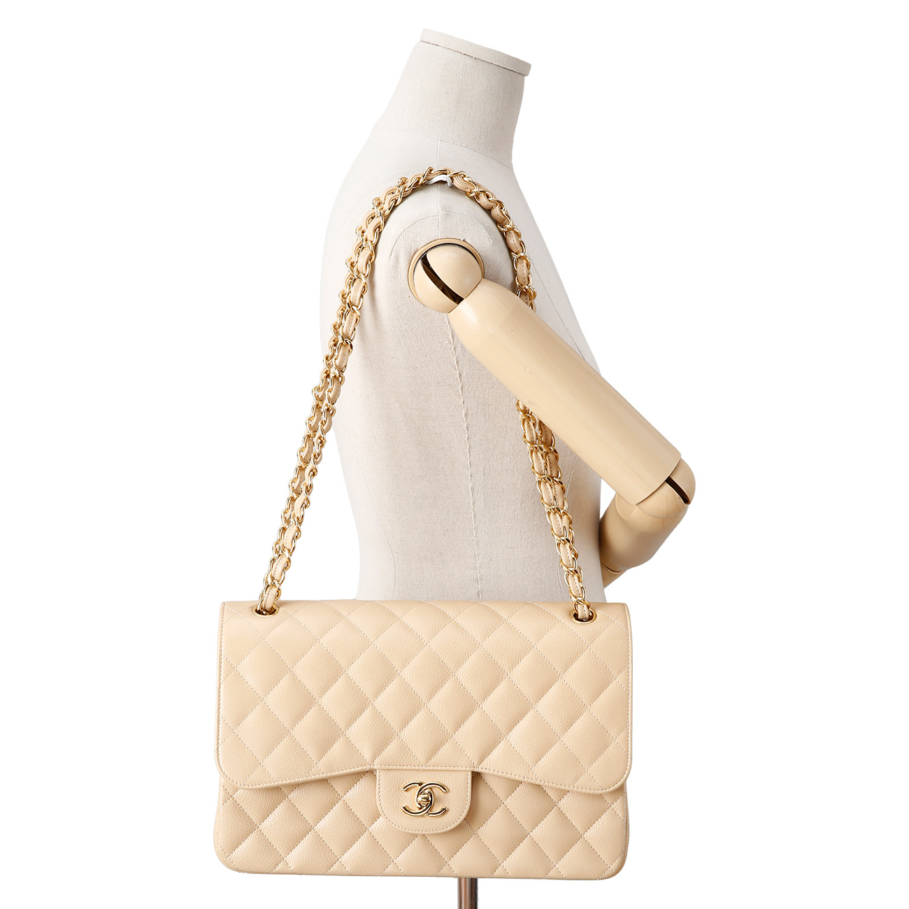 CHANEL(USED)샤넬 캐비어 클래식 라지 플랩백
