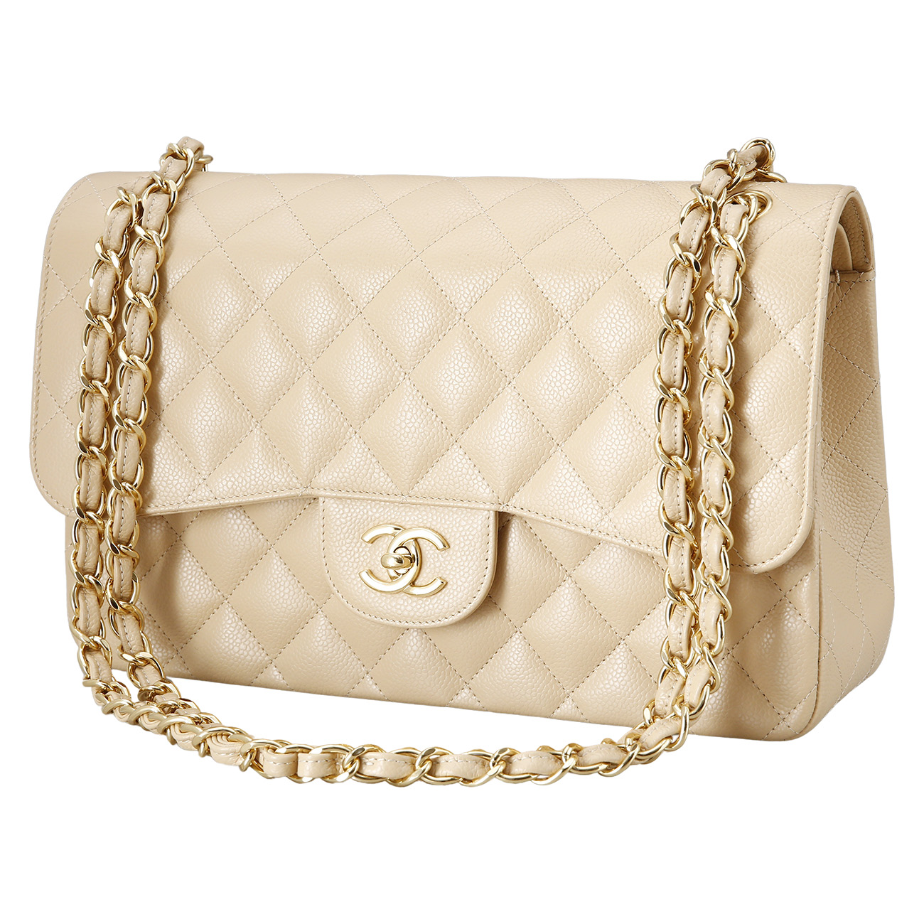 CHANEL(USED)샤넬 캐비어 클래식 라지 플랩백