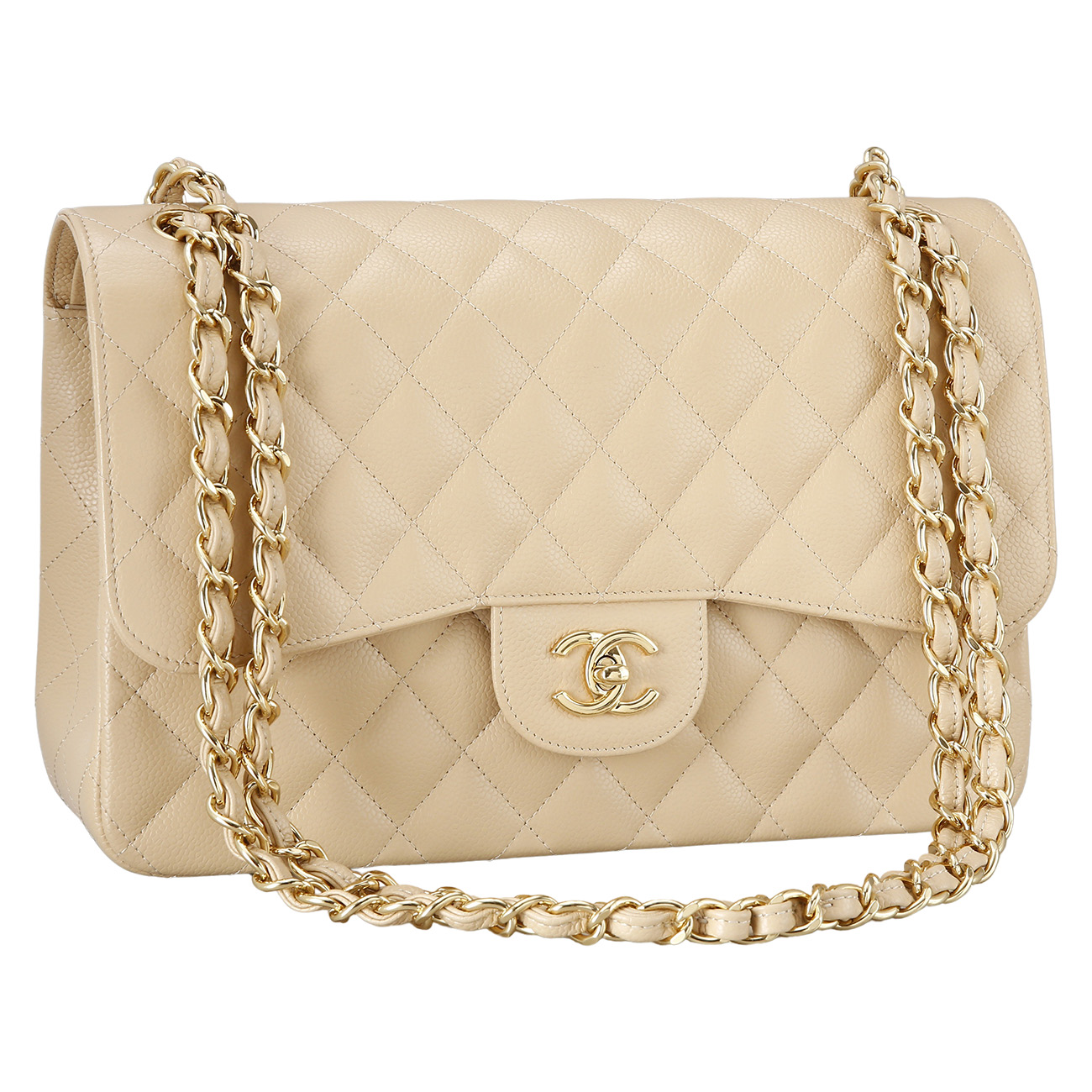 CHANEL(USED)샤넬 캐비어 클래식 라지 플랩백