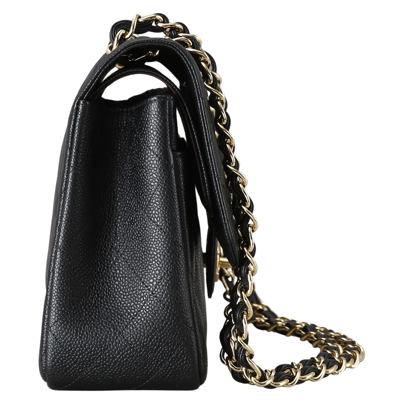 CHANEL(NEW)샤넬 클래식 캐비어 점보 금장