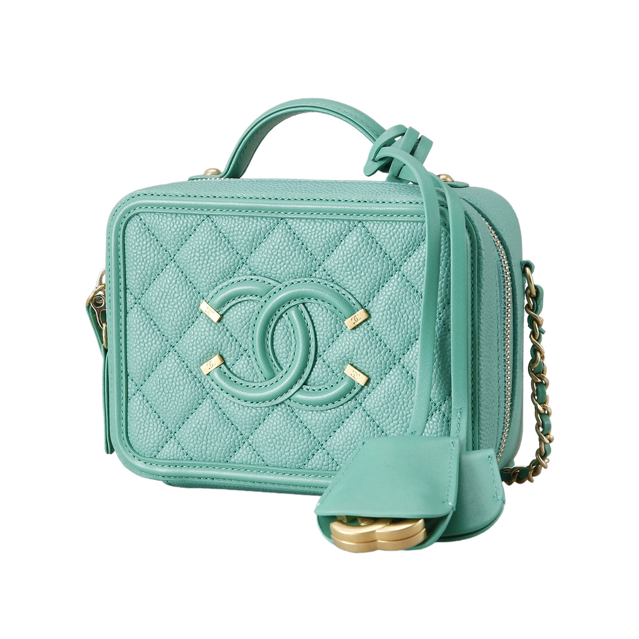 CHANEL(USED)샤넬 코스메틱 케이스 체인