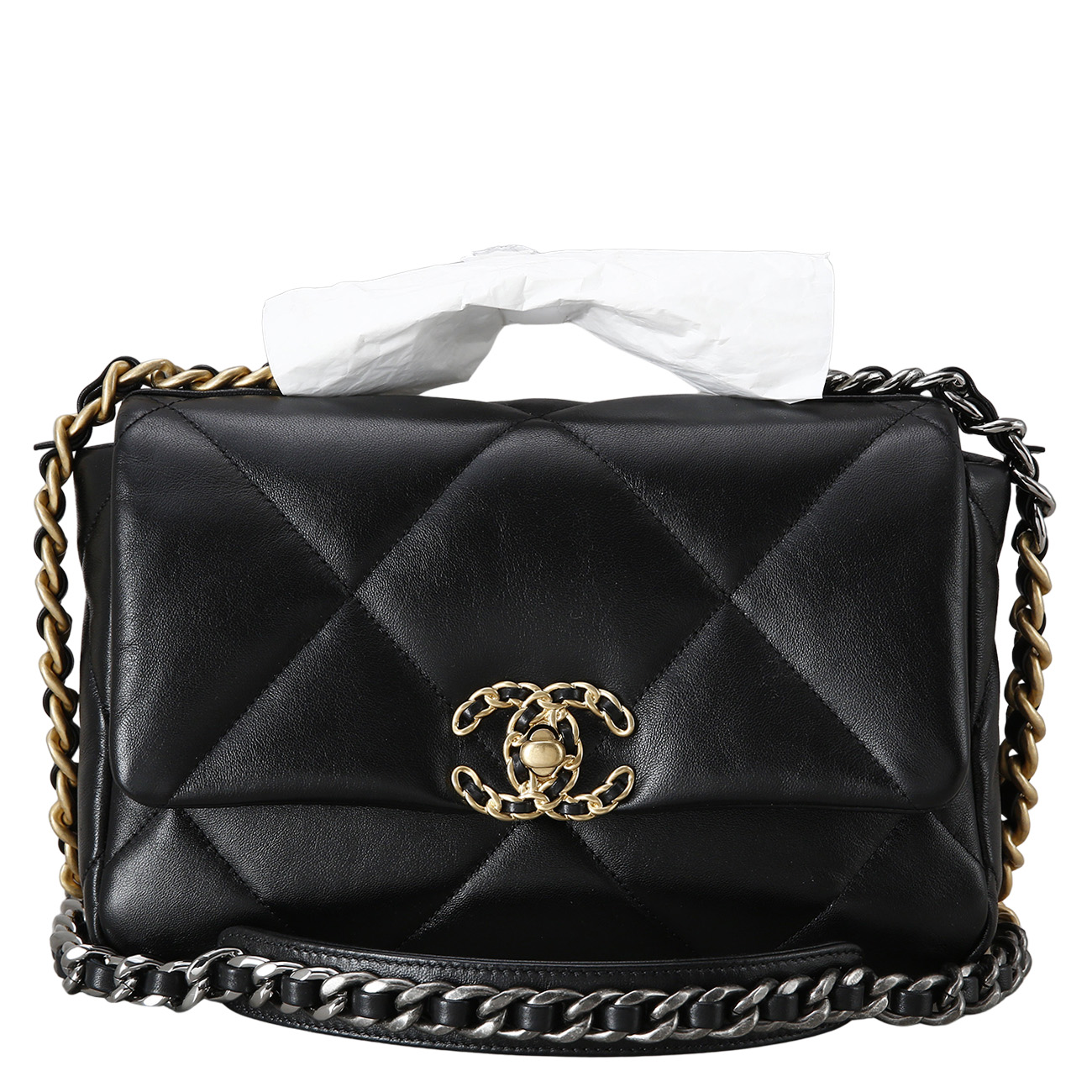 CHANEL(USED)샤넬 19백 미디움 블랙