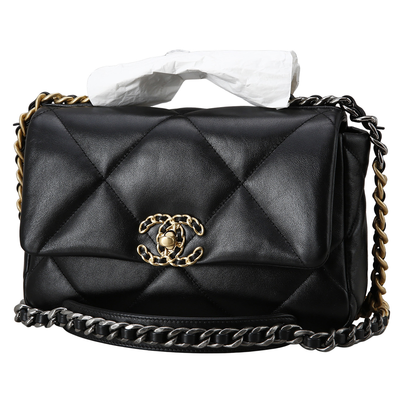 CHANEL(USED)샤넬 19백 미디움 블랙