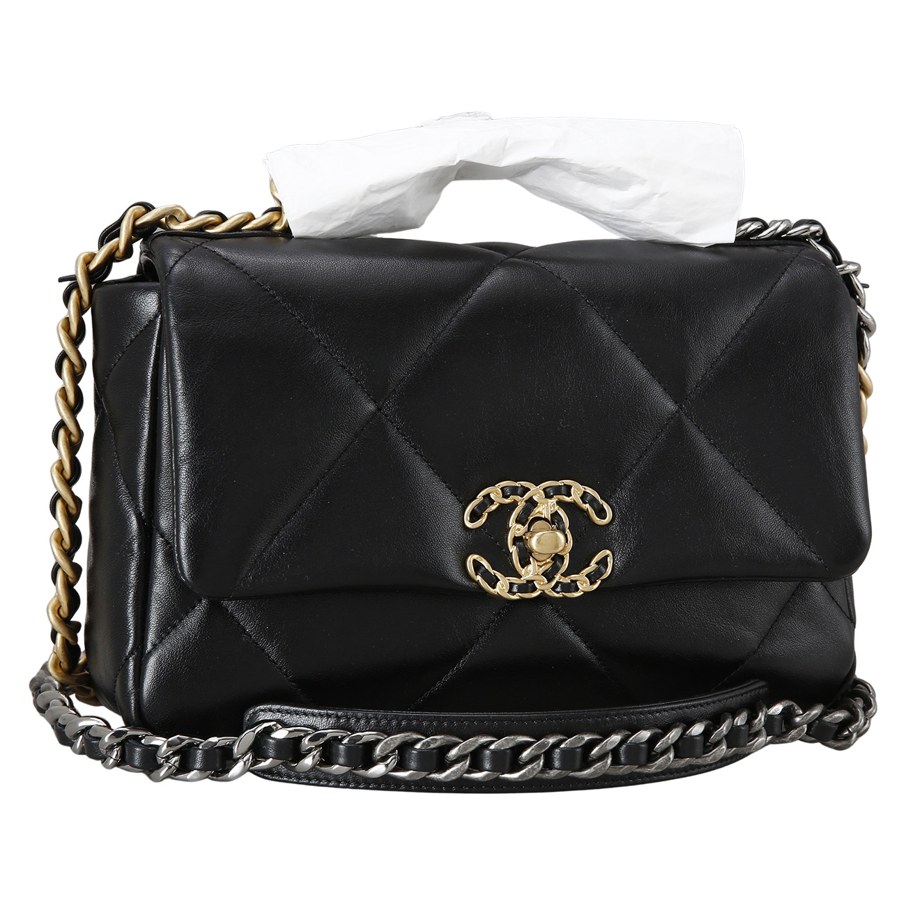 CHANEL(USED)샤넬 19백 미디움 블랙