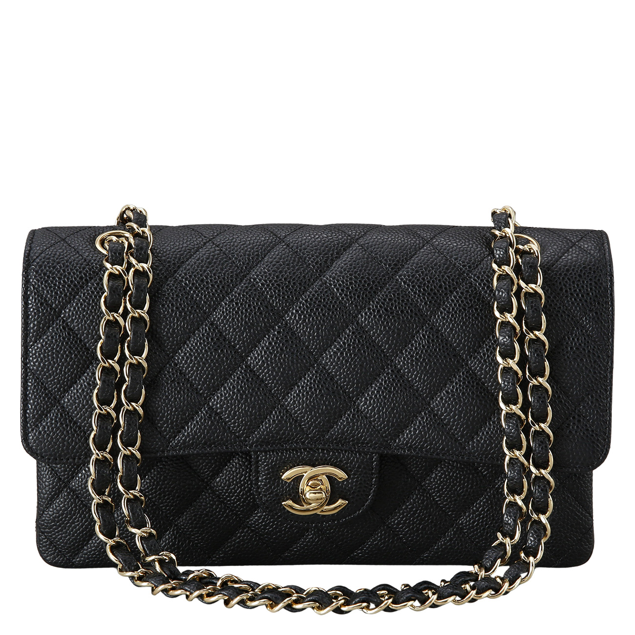 CHANEL(USED)샤넬 캐비어 클래식 미듐 플랩백