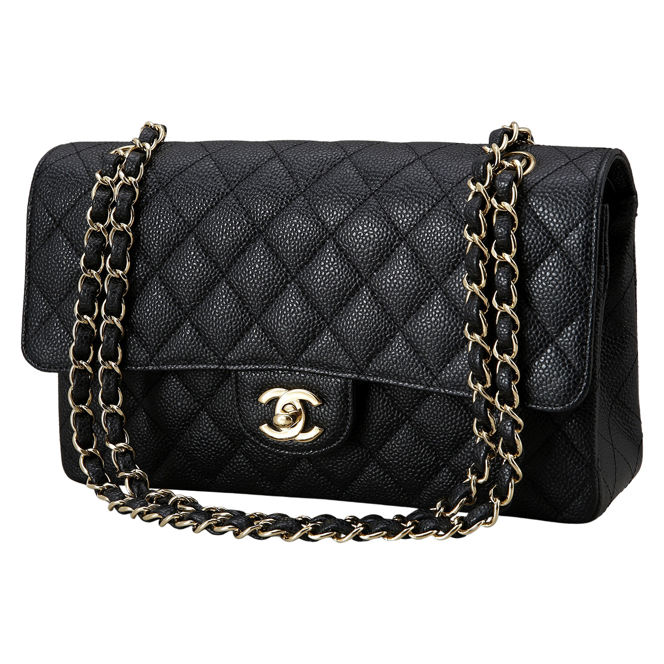 CHANEL(USED)샤넬 캐비어 클래식 미듐 플랩백