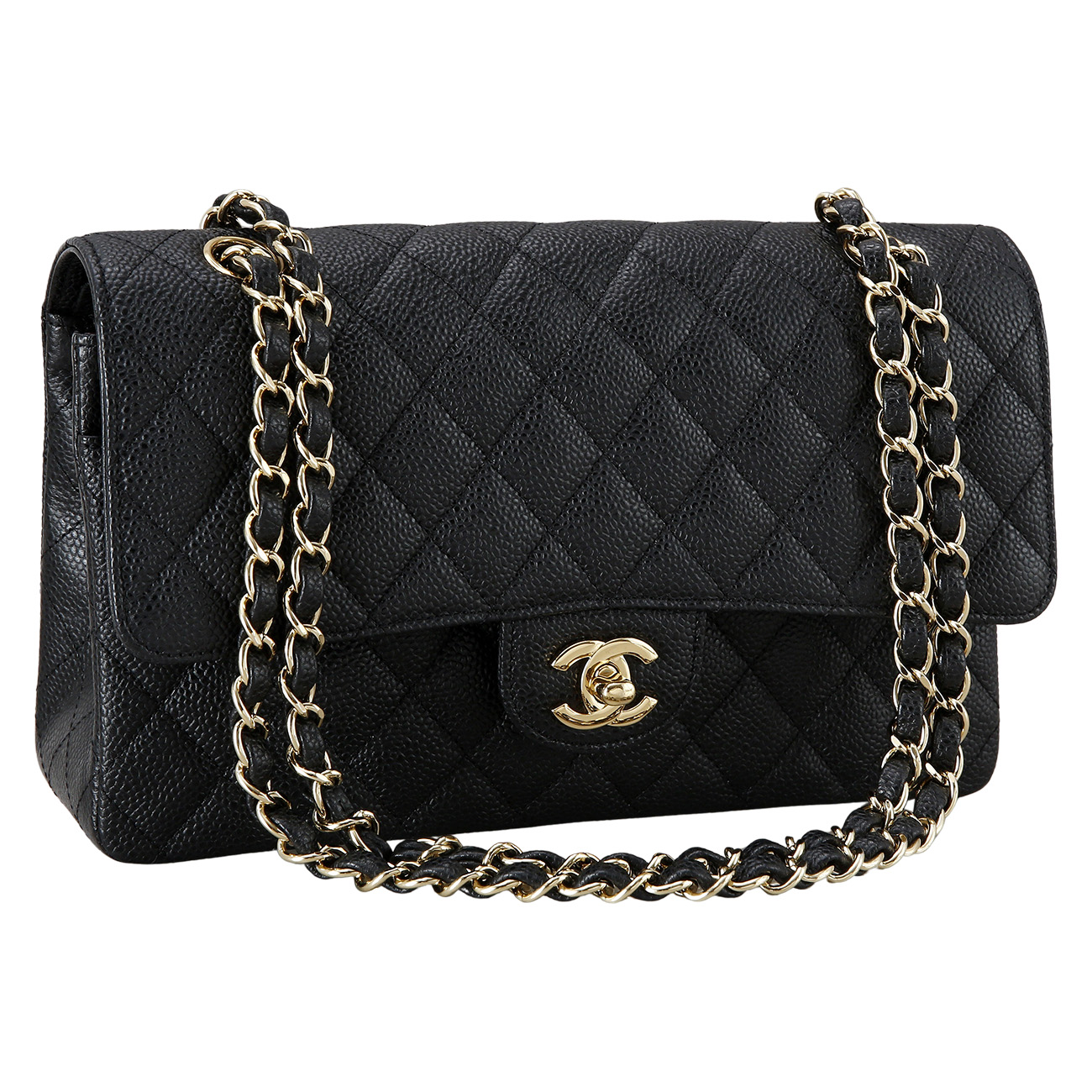 CHANEL(USED)샤넬 캐비어 클래식 미듐 플랩백