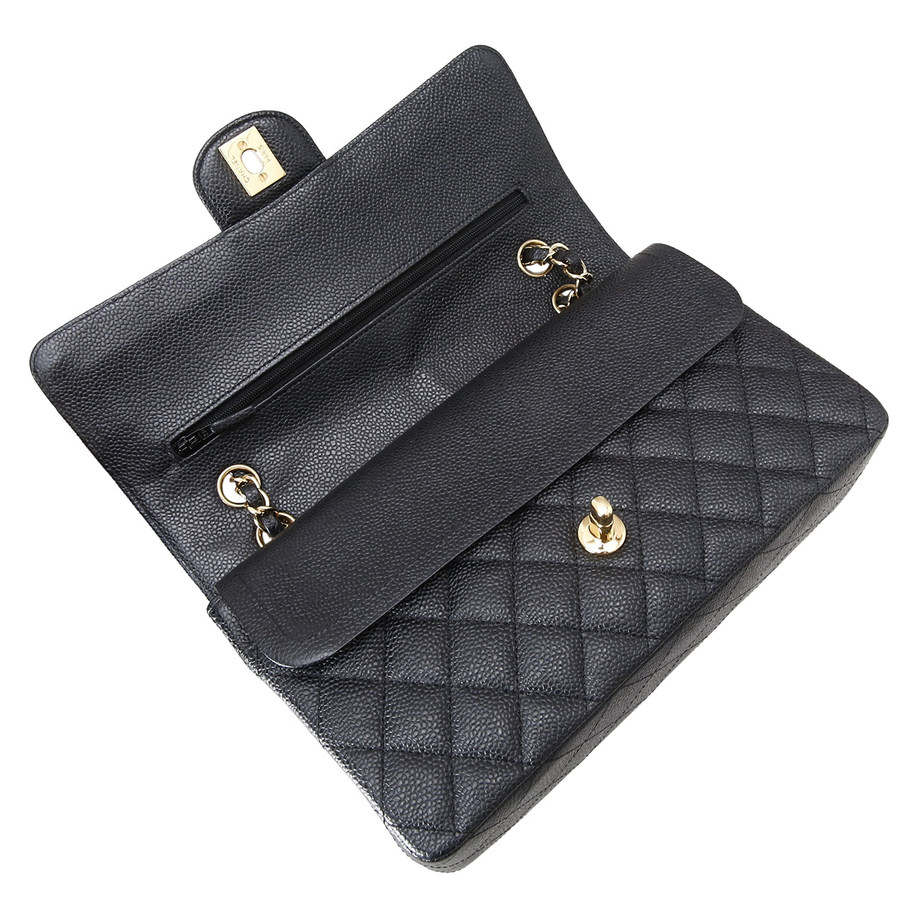 CHANEL(USED)샤넬 캐비어 클래식 미듐 플랩백
