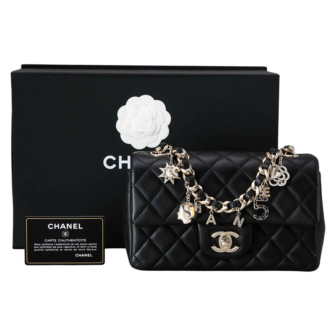 CHANEL(USED)샤넬 시즌 참 장식 클래식 뉴미니
