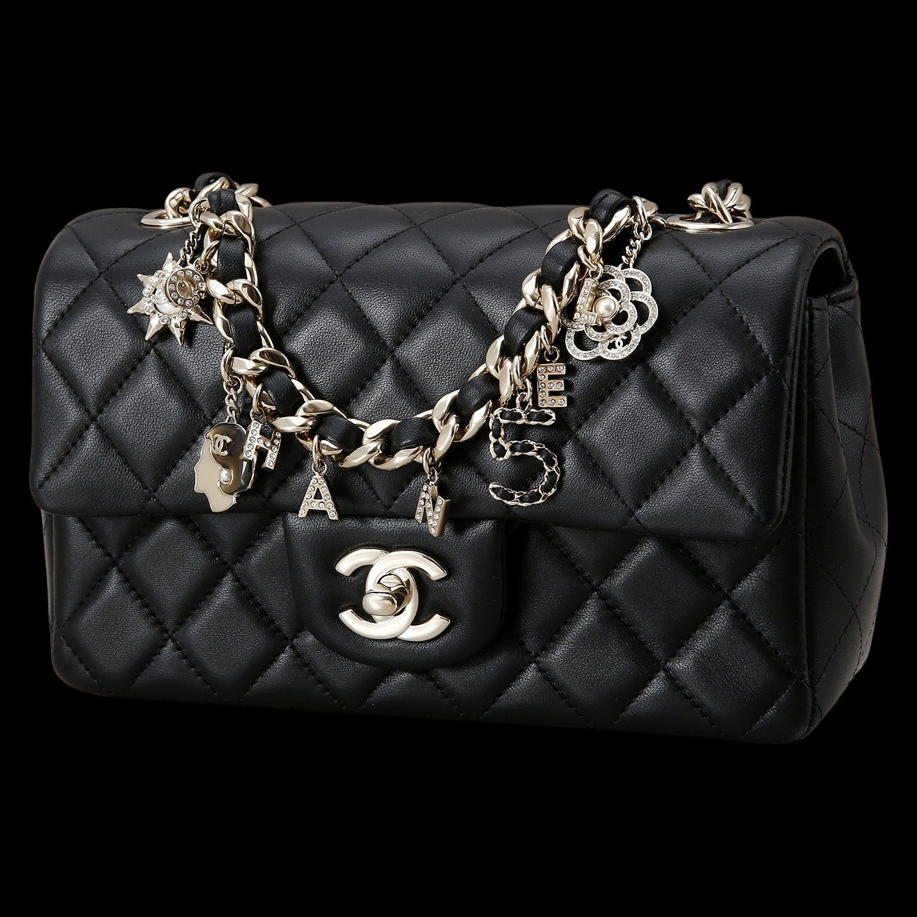 CHANEL(USED)샤넬 시즌 참 장식 클래식 뉴미니
