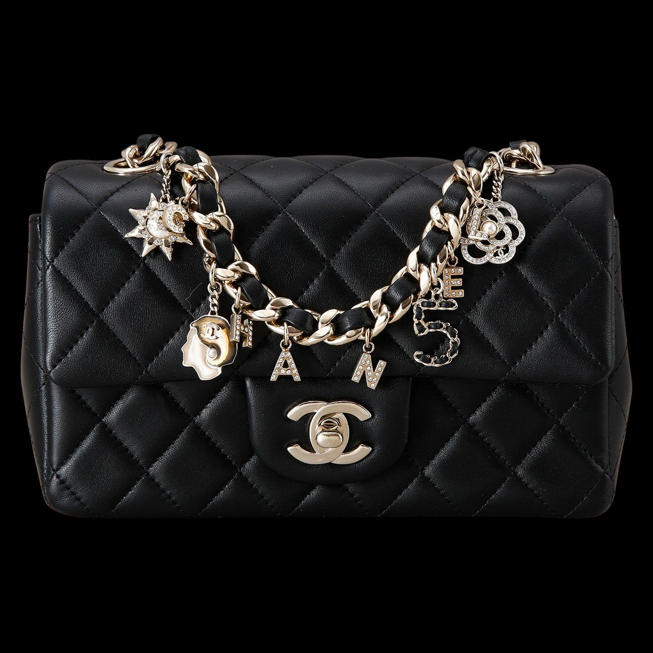 CHANEL(USED)샤넬 시즌 참 장식 클래식 뉴미니