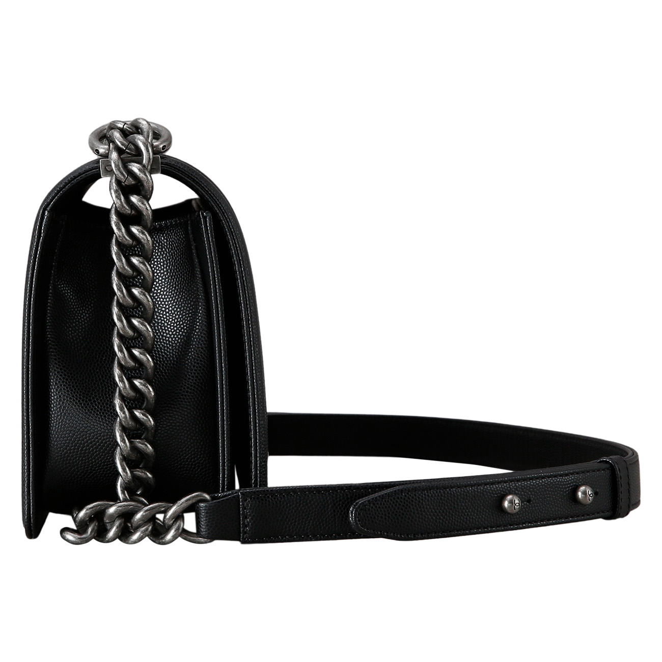 CHANEL(USED)샤넬 캐비어 보이샤넬 미듐
