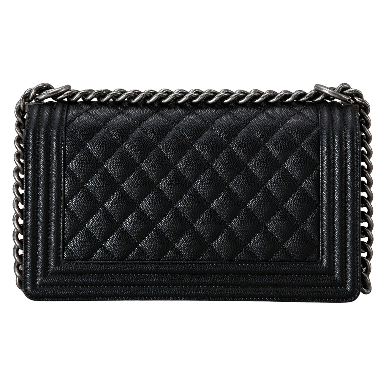 CHANEL(USED)샤넬 캐비어 보이샤넬 미듐