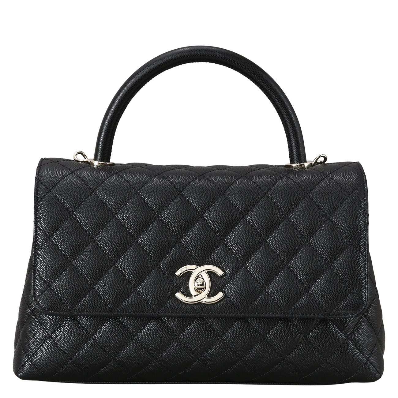 CHANEL(USED)샤넬 캐비어 코코핸들 미듐