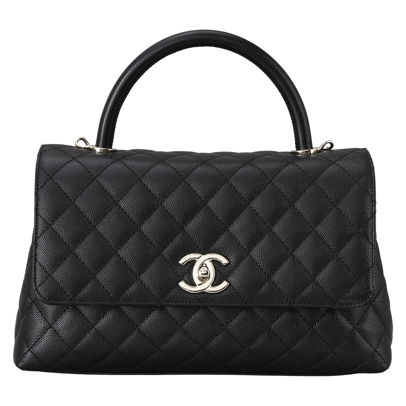 CHANEL(USED)샤넬 캐비어 코코핸들 미듐