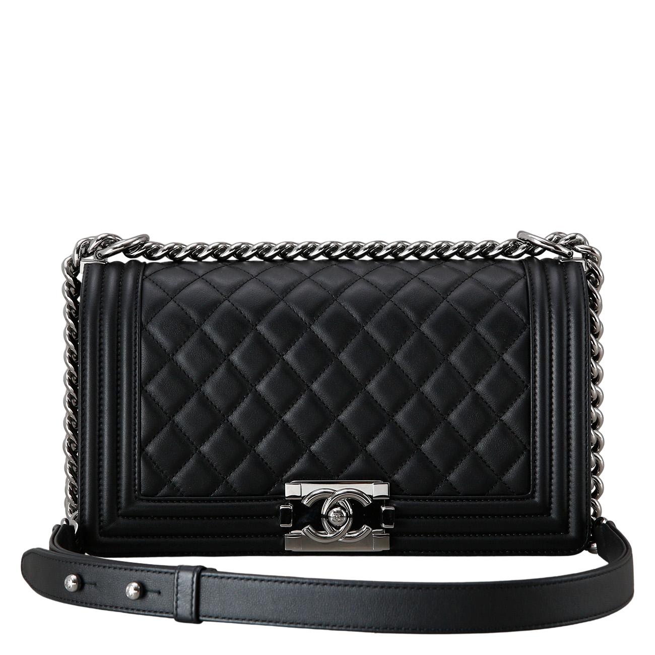 CHANEL(USED)샤넬 보이샤넬 미듐 백