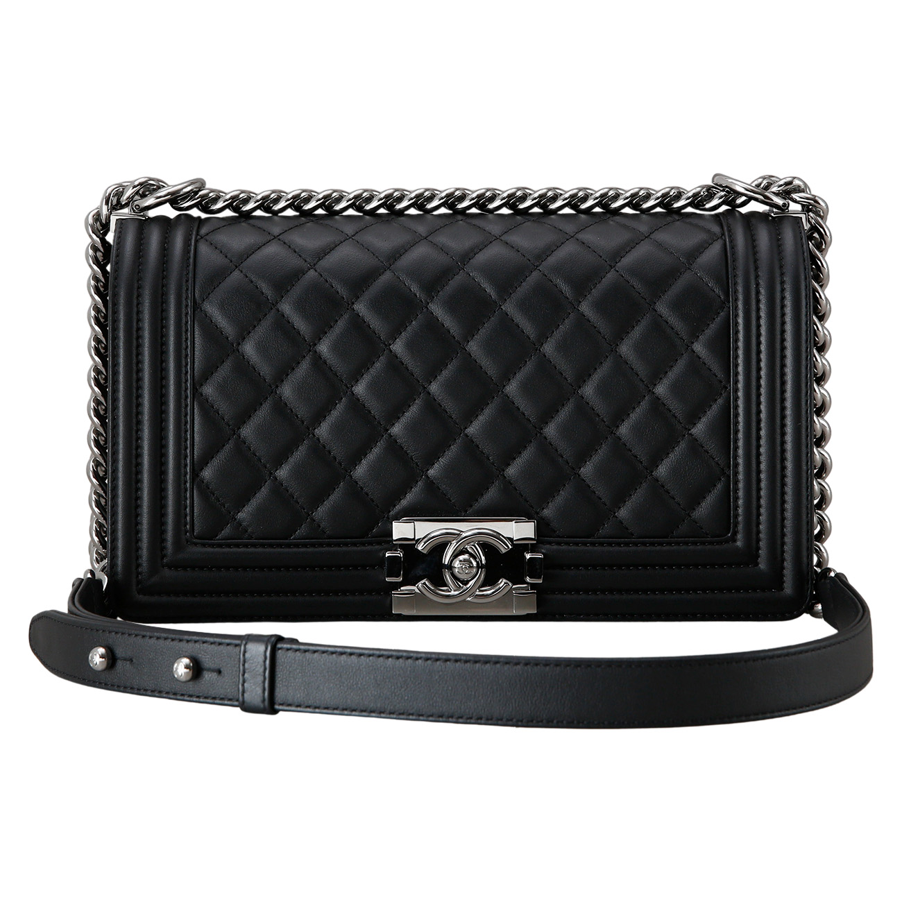 CHANEL(USED)샤넬 보이샤넬 미듐 백