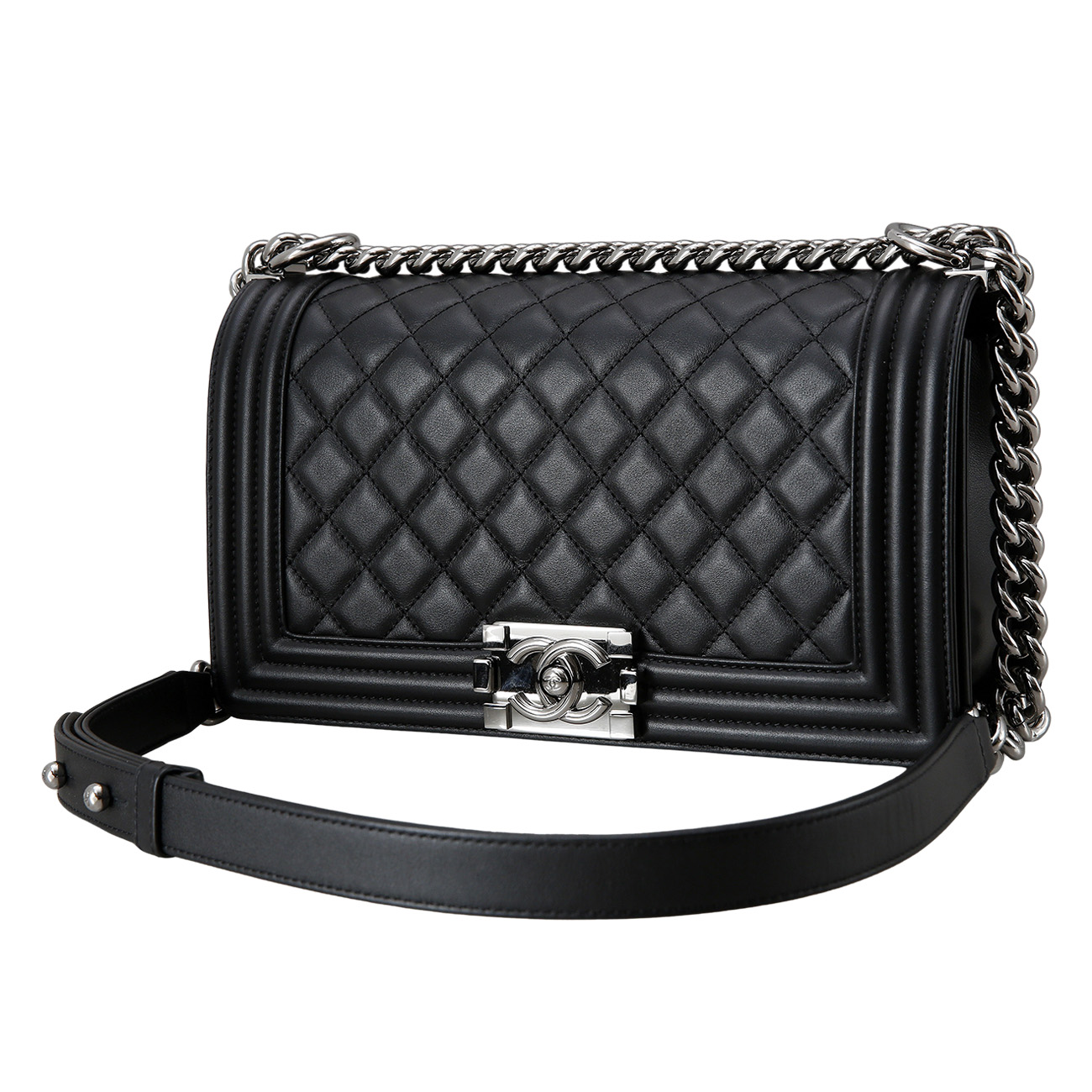 CHANEL(USED)샤넬 보이샤넬 미듐 백