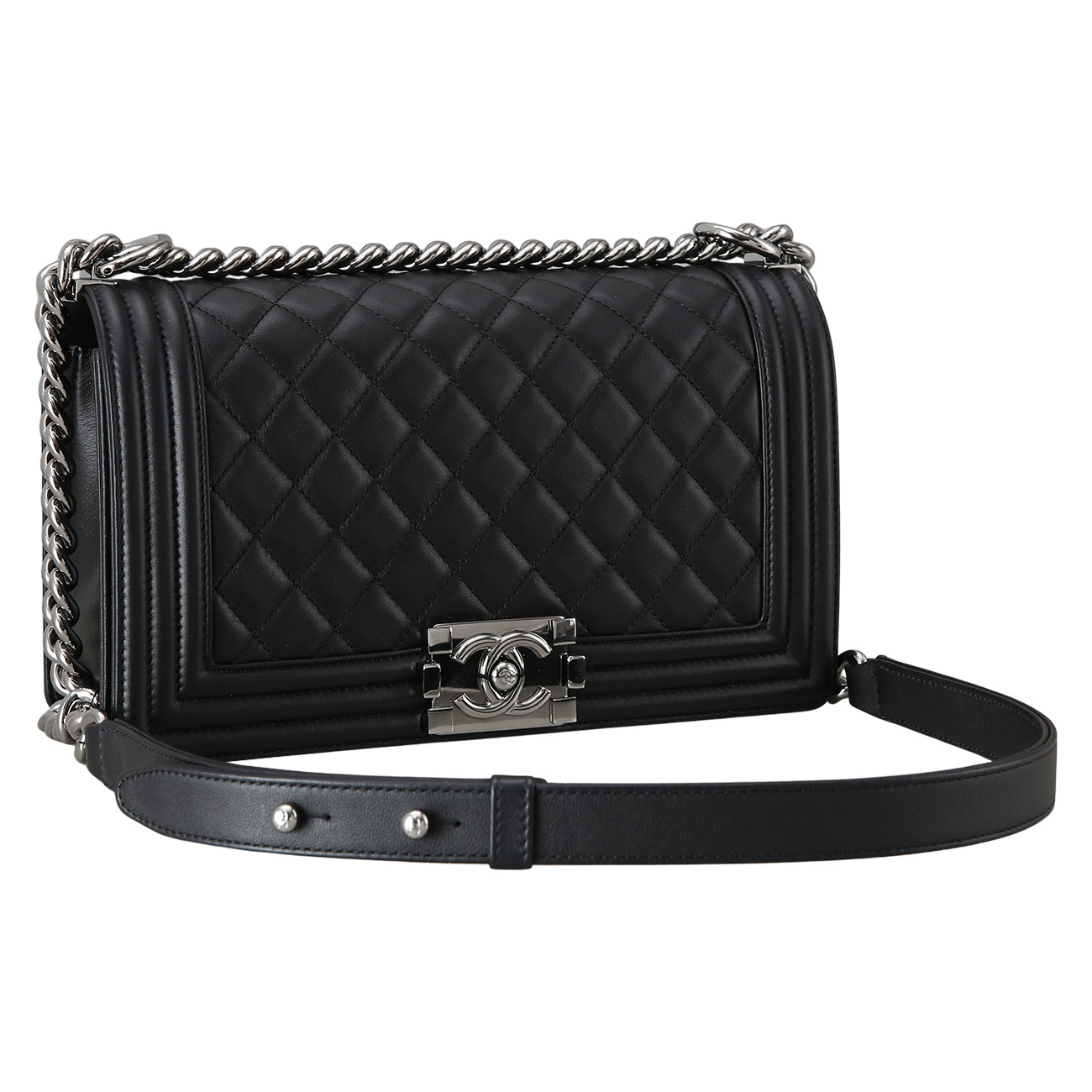 CHANEL(USED)샤넬 보이샤넬 미듐 백