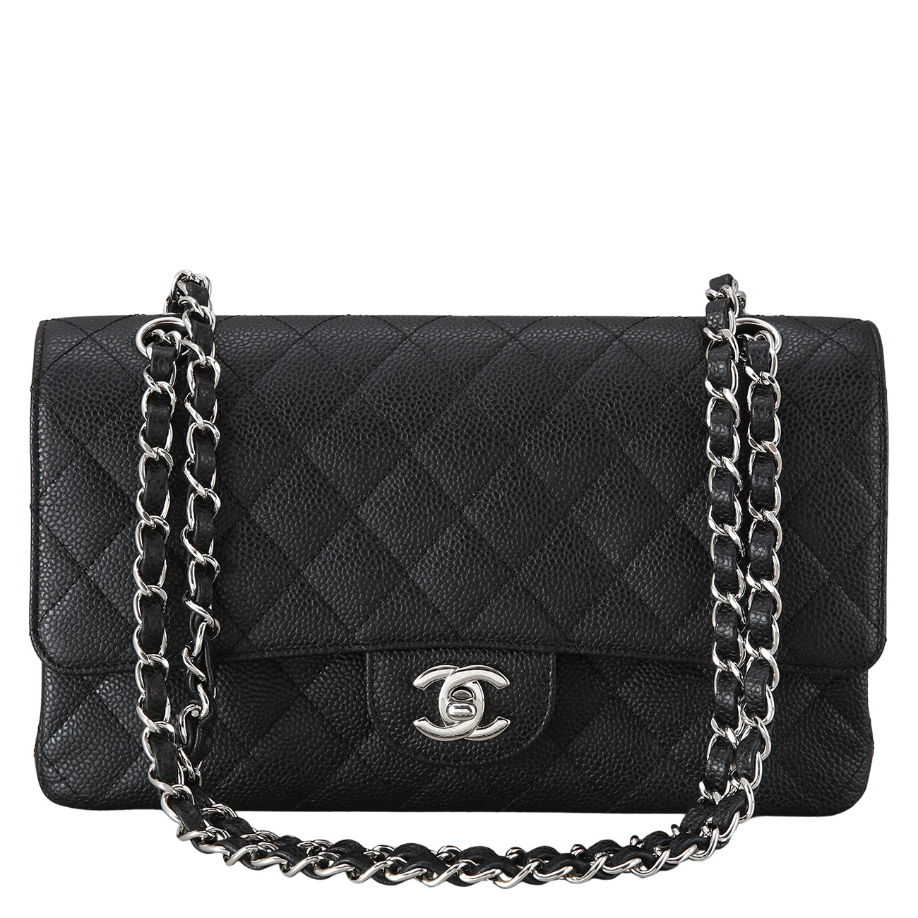 CHANEL(USED)샤넬 캐비어 클래식 미듐 플랩백