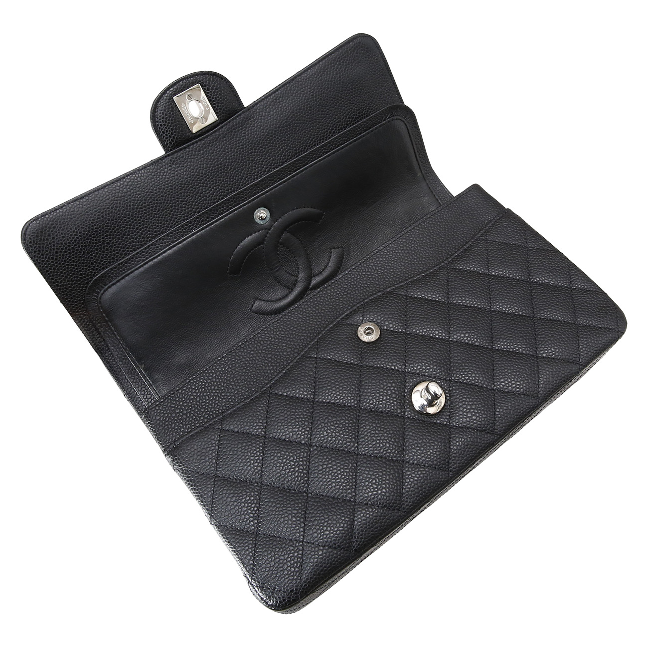 CHANEL(USED)샤넬 캐비어 클래식 미듐 플랩백