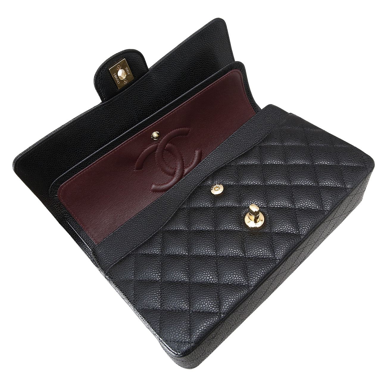 CHANEL(USED)샤넬 클래식 캐비어 미듐
