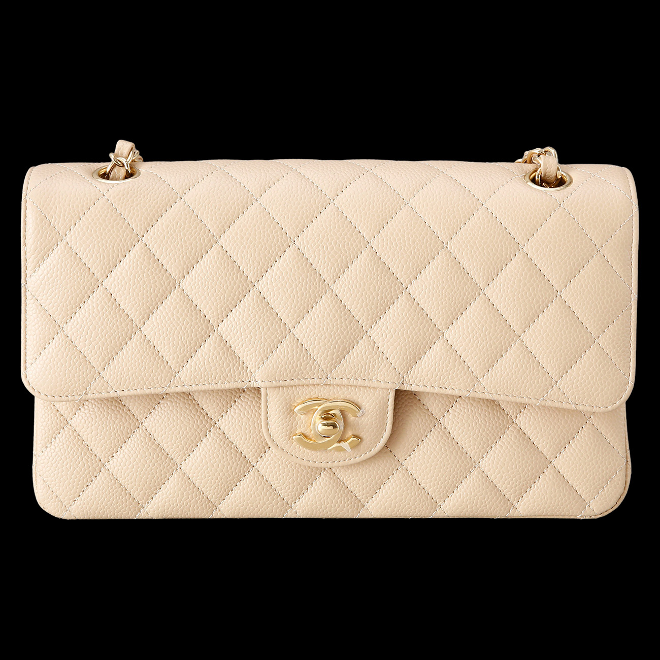 CHANEL(USED)샤넬 캐비어 클래식 미듐 플랩백