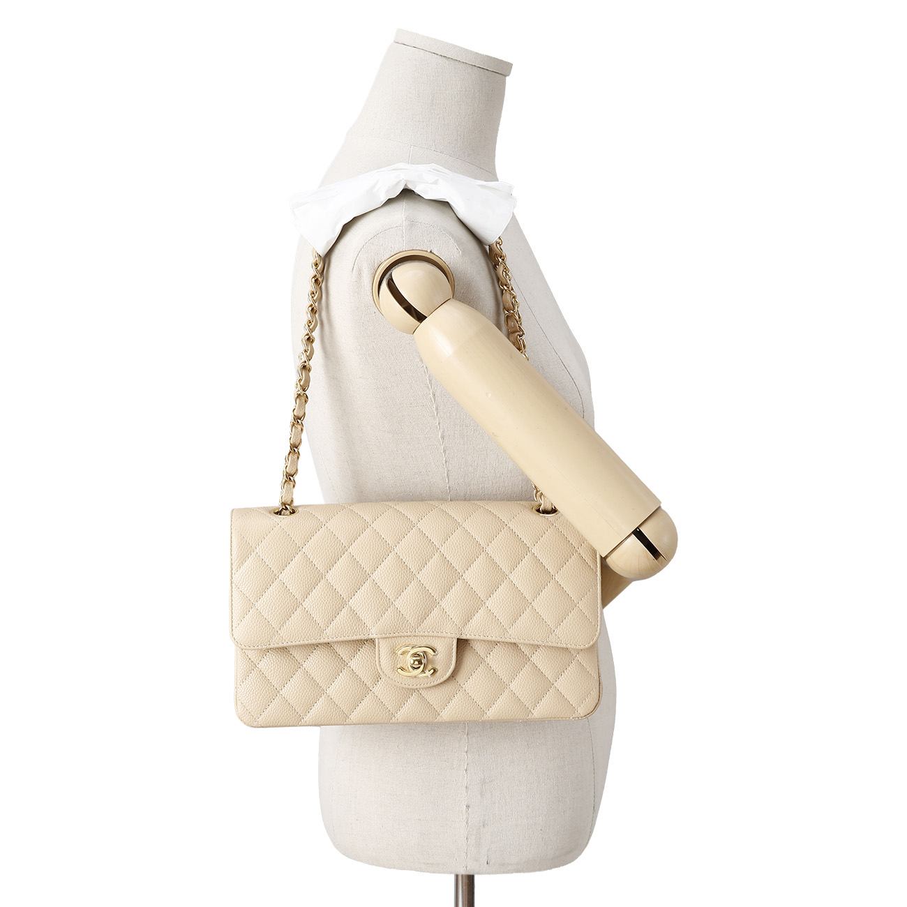 CHANEL(USED)샤넬 캐비어 클래식 미듐 플랩백